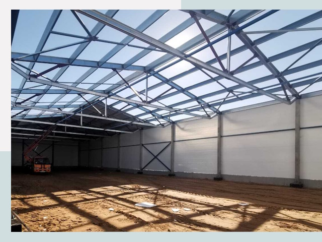 Строительство сенохранилищ в Кимрах