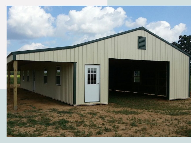 Строительство конюшен в Кимрах