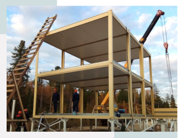 Строительство модульных здания Кимры