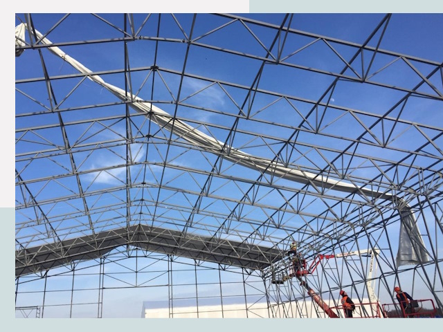 Шатровые ангары от 626 руб. в Кимрах и Тверской области