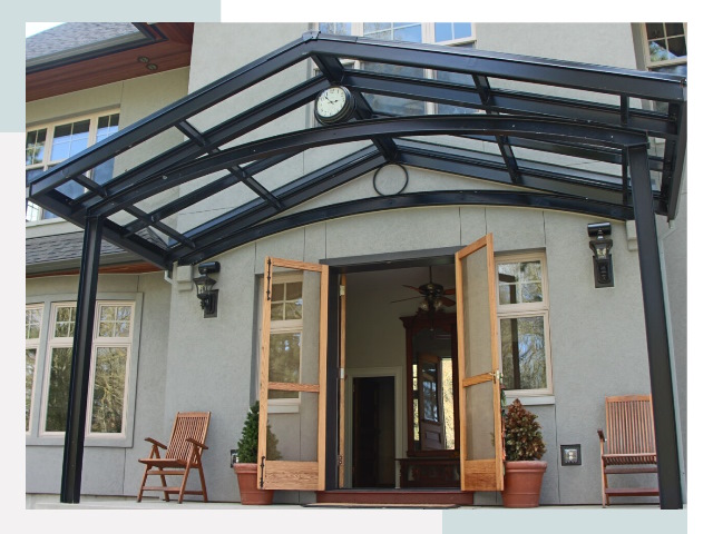 Козырьки металлические в Кимрах