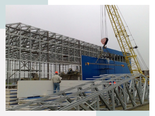 Монтаж ангаров в Кимрах